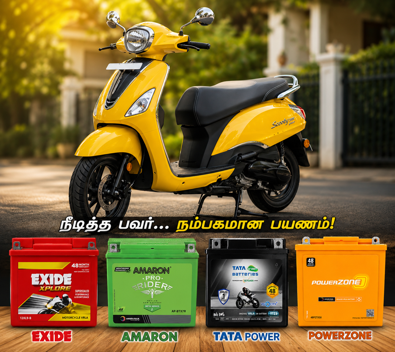 A - Two Wheeler Batteries